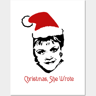 Christmas She Wrote Angela Lansbury Murder Christmas Posters and Art